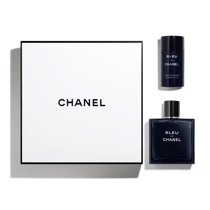 BLEU DE CHANEL EAU DE TOILETTE VAPORISATEUR 100 ML ET STICK DÉODORANT