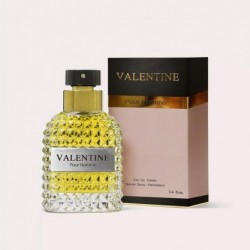 Parfum pour homme Valentine Milano Eau de Toilette Spray naturel pour homme Cologne Parfum masculin 3,4 Fl Oz/100ML