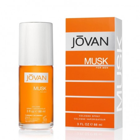 Eau de Cologne en vaporisateur Jovan Musk, Cologne sexy pour homme, formule végétalienne, 90 ml