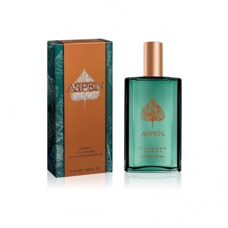 Spray Cologne Aspen, formule végétalienne, spray Cologne, parfum boisé épicé, 118 ml (4 oz)