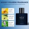 Ycz Midnight Marine Man Eau de Parfum 1,7 oz (50 ml), Eau de Parfum Homme Longue Durée, Ce qui en fait le cadeau idéal pour un gentleman