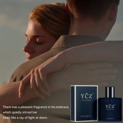 Ycz Midnight Marine Man Eau de Parfum 1,7 oz (50 ml), Eau de Parfum Homme Longue Durée, Ce qui en fait le cadeau idéal pour un gentleman