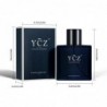 Ycz Midnight Marine Man Eau de Parfum 1,7 oz (50 ml), Eau de Parfum Homme Longue Durée, Ce qui en fait le cadeau idéal pour un gentleman