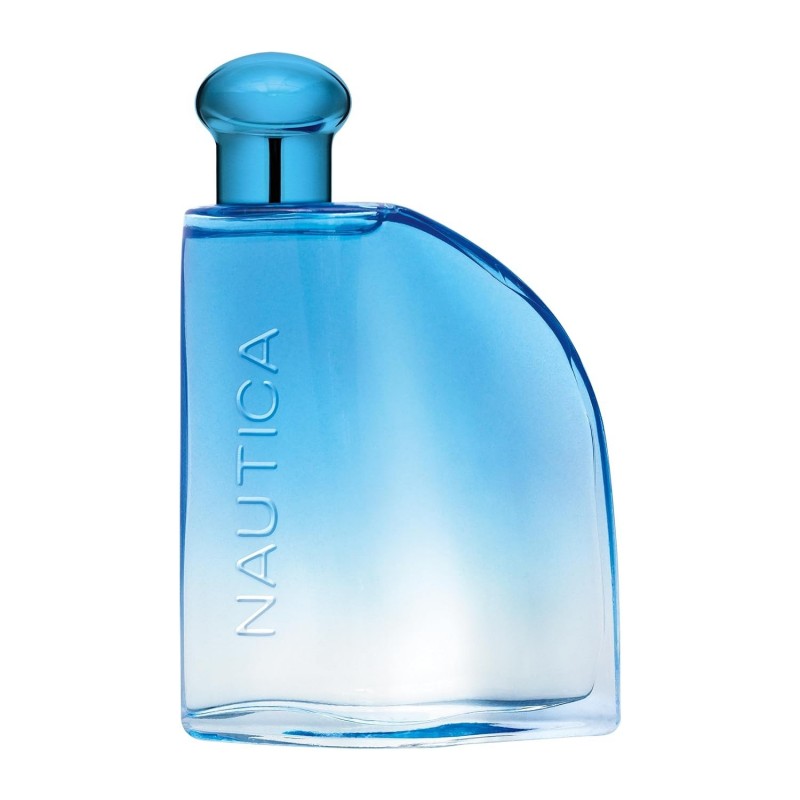 Eau de toilette Nautica Pure Blue, parfum marin aromatique Fougère, formule végétalienne, parfum longue durée, 3,3 oz