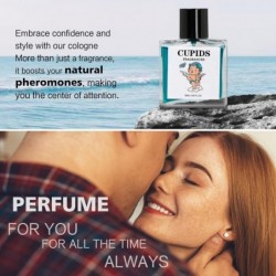 Eau de Cologne Cupid Hypnosis 2.0 pour hommes (infusée de phéromones) Eau de Cologne Cupid pour hommes