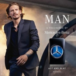 Mercedes-Benz Man - Parfum élégant aux notes sensuelles, florales et boisées - Envoûtez les sens avec un luxe original