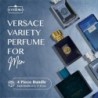 Coffret miniature Versace de 4 petits flacons de parfum Versace pour homme