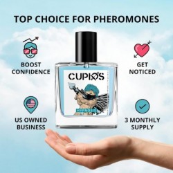 Eau de Cologne originale infusée aux phéromones Hypnosis 2.0 pour homme - Parfum aux phéromones