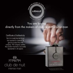 ARMAF Club De Nuit Intense Men Edition Limitée Parfum Pur, Parfum Masculin Noir, Boisé Épicé