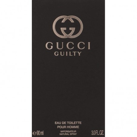 Gucci Guilty de Gucci pour homme Eau de Toilette Spray, 3 Fl Oz (Pack de 1)