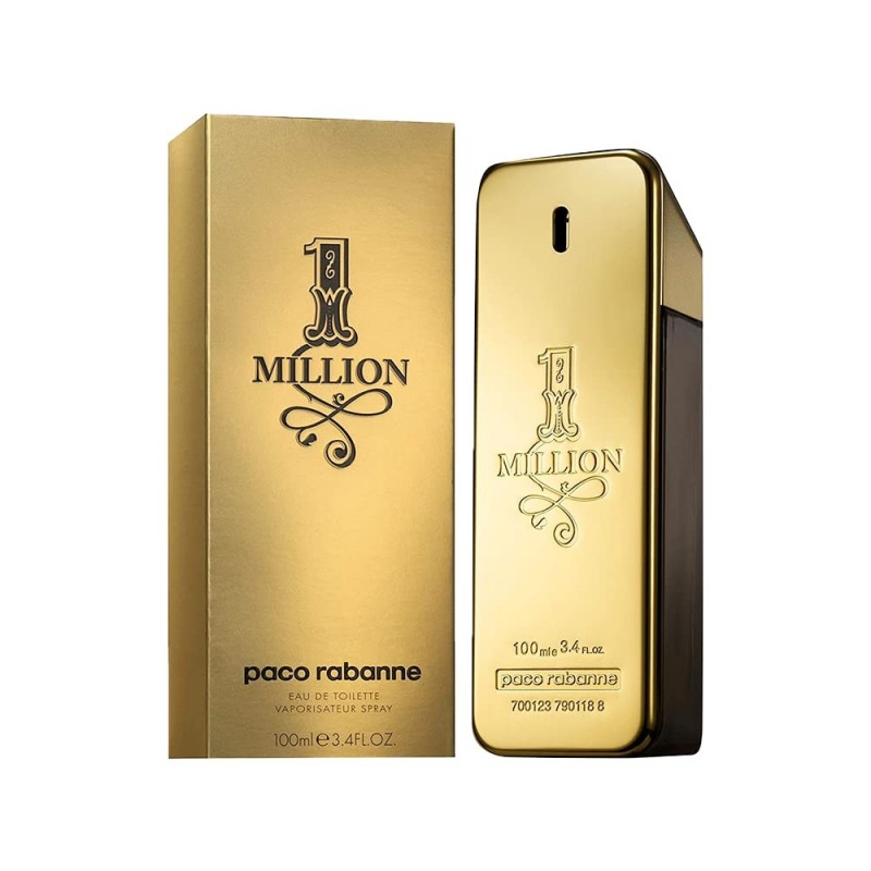 1 Million Par Paco Rabanne Pour Homme Eau De Toilette TESTER 3.4 fl oz 100 ml