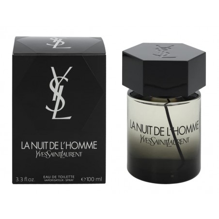 Yves Saint Laurent La Nuit De L'Homme d'Yves Saint Laurent pour homme - Spray EDT de 3,3 oz