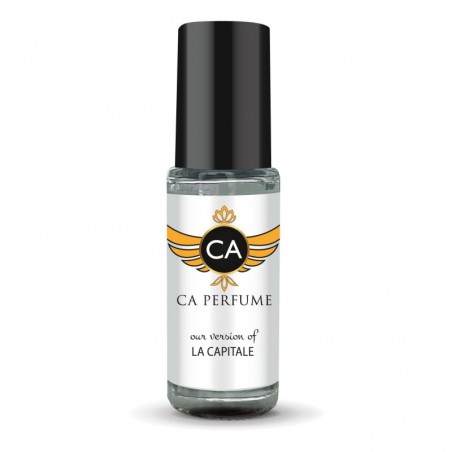 CA Perfume Impression of La Capitale For Women & Men Réplique de parfum Huile corporelle Dupes échantillon d'aromathérapie essentielle sans alcool Format voyage Concentré Attar longue durée Roll-On