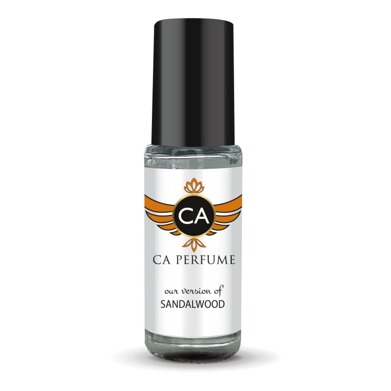 CA Perfume Impression of Sandalwood For Women & Men Réplique de parfum Huile corporelle Dupes échantillon d'aromathérapie essentielle sans alcool Format voyage Concentré Attar longue durée Roll-On