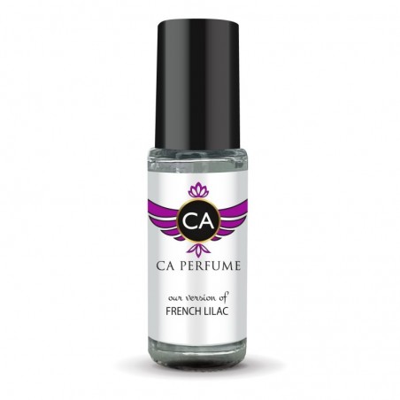 CA Parfum Impression d'Emra French Lilac Pour Femmes et Hommes Réplique Parfum Huile Corporelle Dupes Sans Alcool Essentiel Aromathérapie échantillon Format Voyage Concentré Longue Durée Roll-On