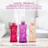 Coffret cadeau de No?l Body Fantasies Body Spray pour elle - échantillon de 3 parfums délicieux