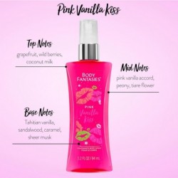 Coffret cadeau de No?l Body Fantasies Body Spray pour elle - échantillon de 3 parfums délicieux