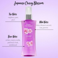 Coffret cadeau de No?l Body Fantasies Body Spray pour elle - échantillon de 3 parfums délicieux