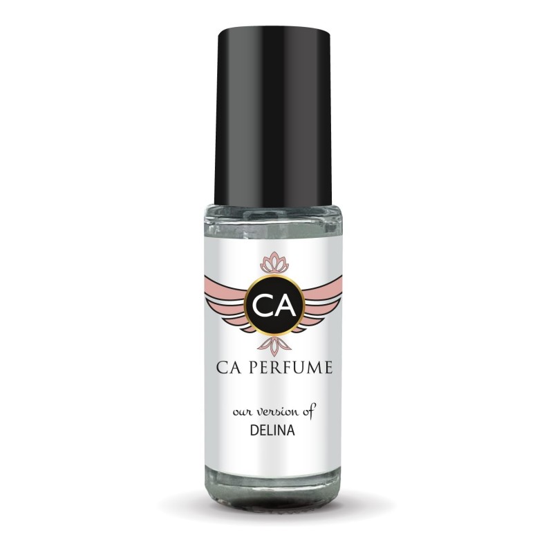 CA Perfume Impression of Delina For Women Réplique de parfum Huile corporelle Dupes échantillon d'aromathérapie essentielle sans alcool Format voyage Concentré Attar longue durée .