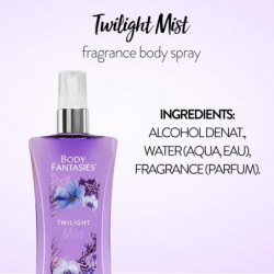 Coffret cadeau de No?l Body Fantasies Body Spray pour elle - échantillon de 3 parfums intemporels