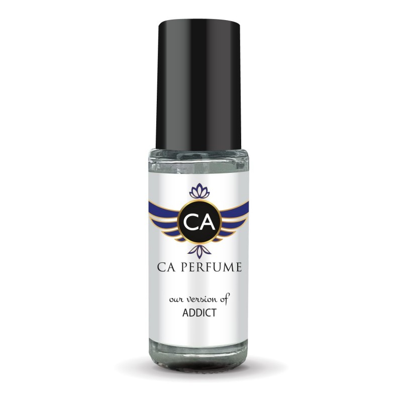 CA Perfume Impression of Addict For Women Réplique de parfum Huile corporelle Dupes échantillon d'aromathérapie essentielle sans alcool Format voyage Concentré Attar longue durée .