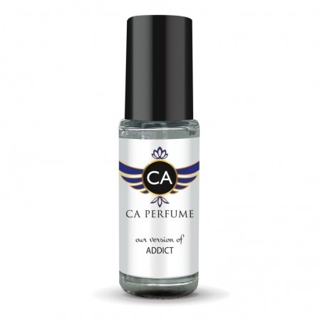 CA Perfume Impression of Addict For Women Réplique de parfum Huile corporelle Dupes échantillon d'aromathérapie essentielle sans alcool Format voyage Concentré Attar longue durée .