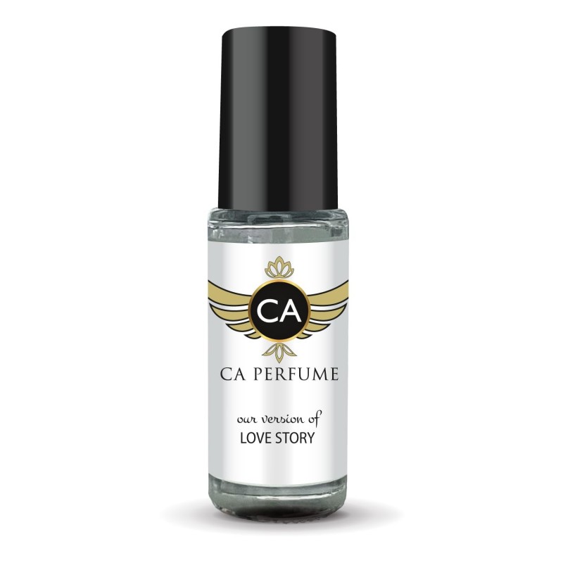 CA Perfume Impression of Love Story For Women Réplique de parfum Huile corporelle Dupes échantillon d'aromathérapie essentielle sans alcool Format voyage Concentré Attar longue durée .