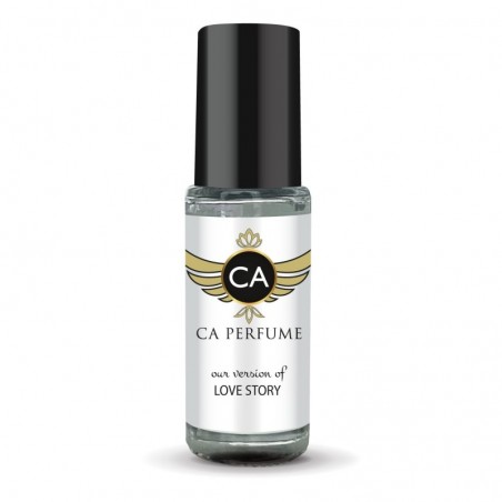 CA Perfume Impression of Love Story For Women Réplique de parfum Huile corporelle Dupes échantillon d'aromathérapie essentielle sans alcool Format voyage Concentré Attar longue durée .