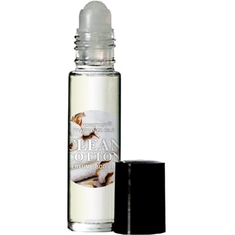 Huile corporelle parfumée Clean Cotton de MOBETTER FRAGRANCE OILS