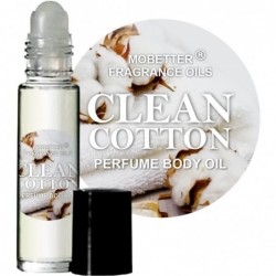 Huile corporelle parfumée Clean Cotton de MOBETTER FRAGRANCE OILS