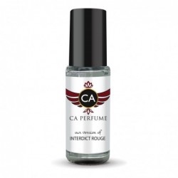 CA Perfume Impression of Interdict Rouge Pour Femmes & Hommes Réplique Parfum Huile Corporelle Dupes échantillon d'Aromathérapie Sans Alcool Format Voyage Concentré Longue Durée Attar .