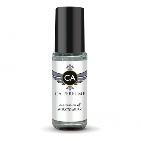 CA Perfume Impression of Musk To Musk Pour Femmes & Hommes Réplique Parfum Huile Corporelle Dupes Sans Alcool Essentiel Aromathérapie échantillon Format Voyage Concentré Longue Durée Attar .