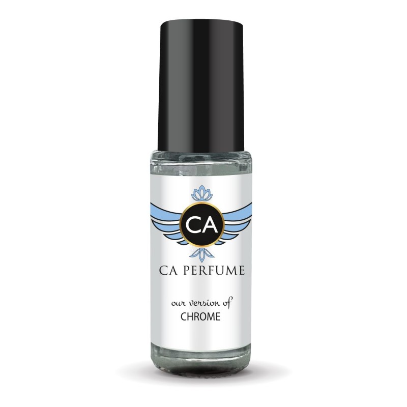 CA Perfume Impression of Chrome Pour Femmes & Hommes Réplique Parfum Huile Corporelle Dupes Sans Alcool Essentiel Aromathérapie échantillon Format Voyage Concentré Longue Durée Attar .