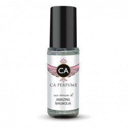 CA Perfume Impression of Amaze Gracefully Magnolia For Women Réplique de parfum Huile corporelle Dupes échantillon d'aromathérapie essentielle sans alcool Format voyage Roll-on longue durée.