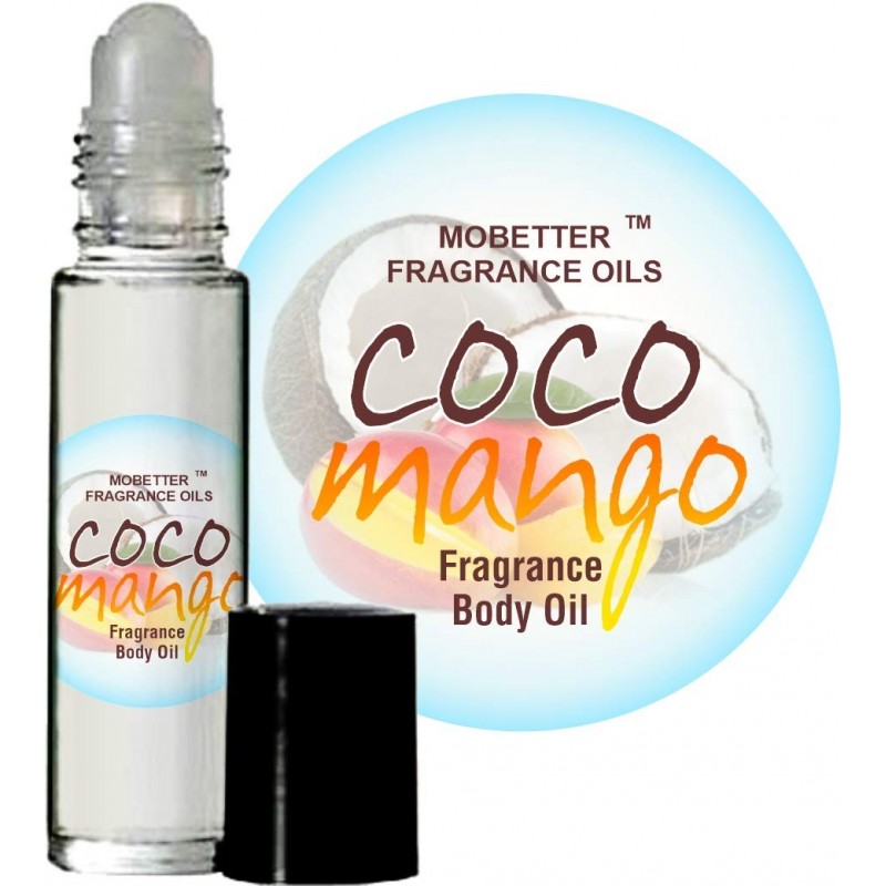 Huile corporelle à la noix de coco et à la mangue MOBETTER FRAGRANCE OILS (roll-on de 10 ml)