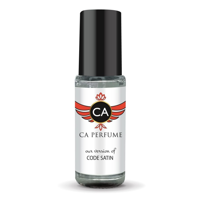 CA Perfume Impression of Code Satin For Women Réplique de parfum Huile corporelle Dupes échantillon d'aromathérapie essentielle sans alcool Format voyage Concentré Attar longue durée .