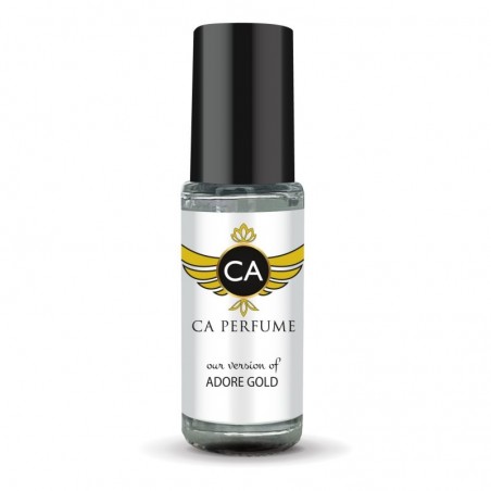 CA Perfume Impression of Adore You Gold For Women Réplique de parfum Huile corporelle Dupes échantillon d'aromathérapie essentielle sans alcool Format voyage Concentré Attar longue durée .