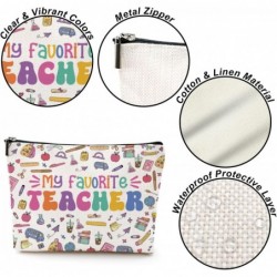 Cadeaux inspirants pour enseignants Trousse de maquillage Cadeaux d'appréciation des enseignants Trousse de maquillage Meilleurs cadeaux pour nouveaux enseignants Cadeaux de retraite pour femmes Enseignant de l'année Pochette de maquillage pour No?l et anniversaire