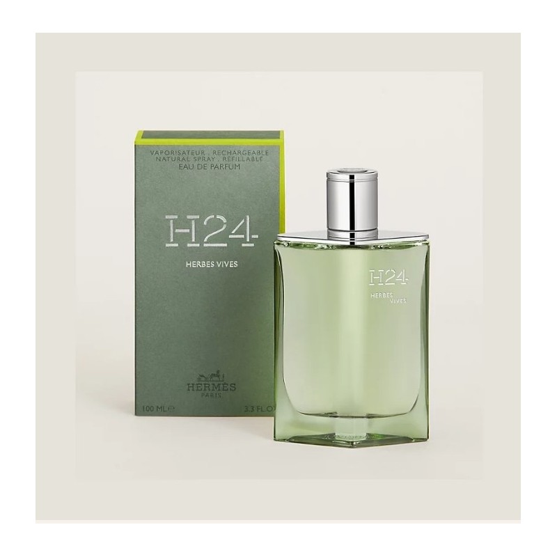 HERMÈS H24 herbes vives , H24 Eau de toilette pour homme 100ML